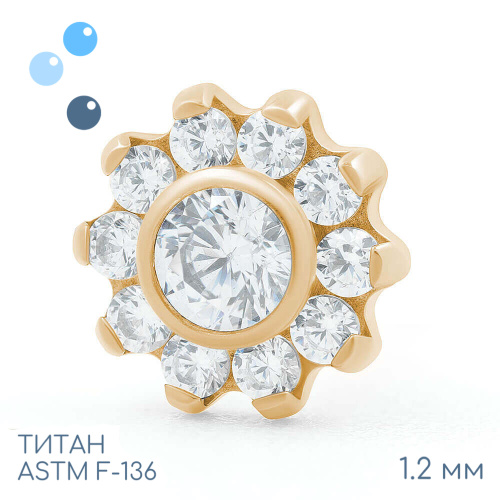 Накрутка Gold Sunflower 1.2 мм